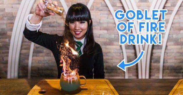 harry potter cafe Platform 1904, Goblet of Fire drink