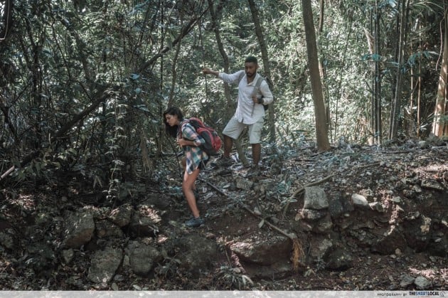 undeclared walking hiking trails singapore directions