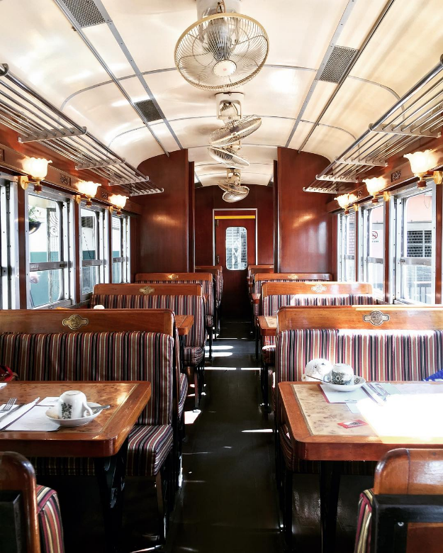 North Borneo Railway dining area