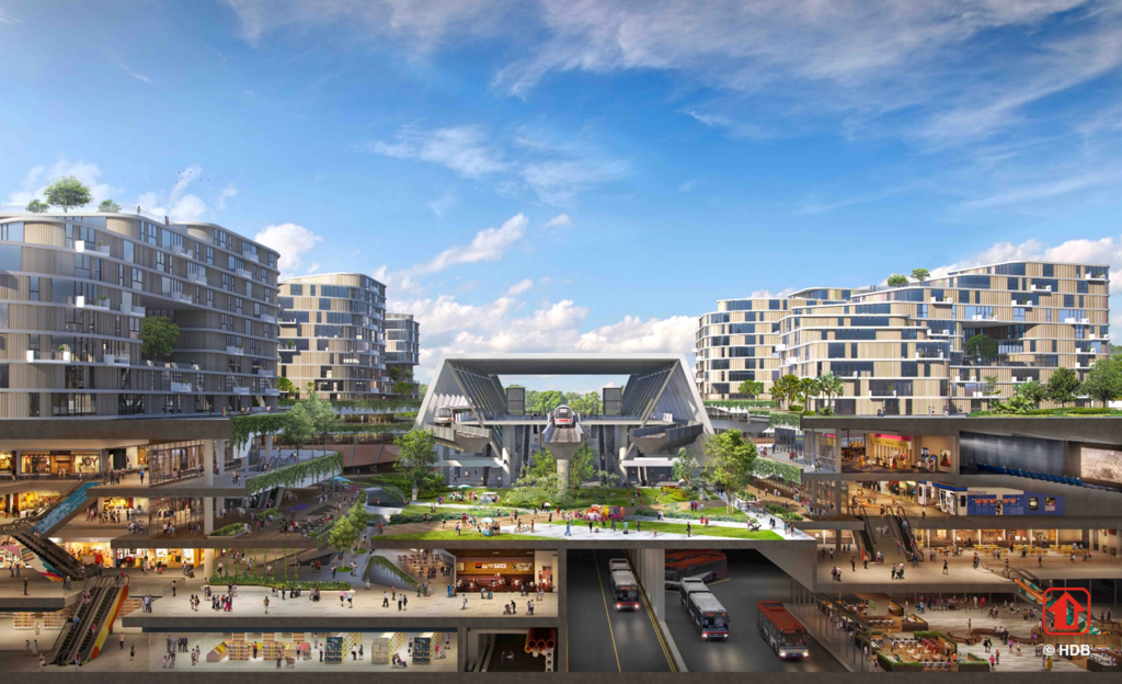 tengah estate - car-free town plan