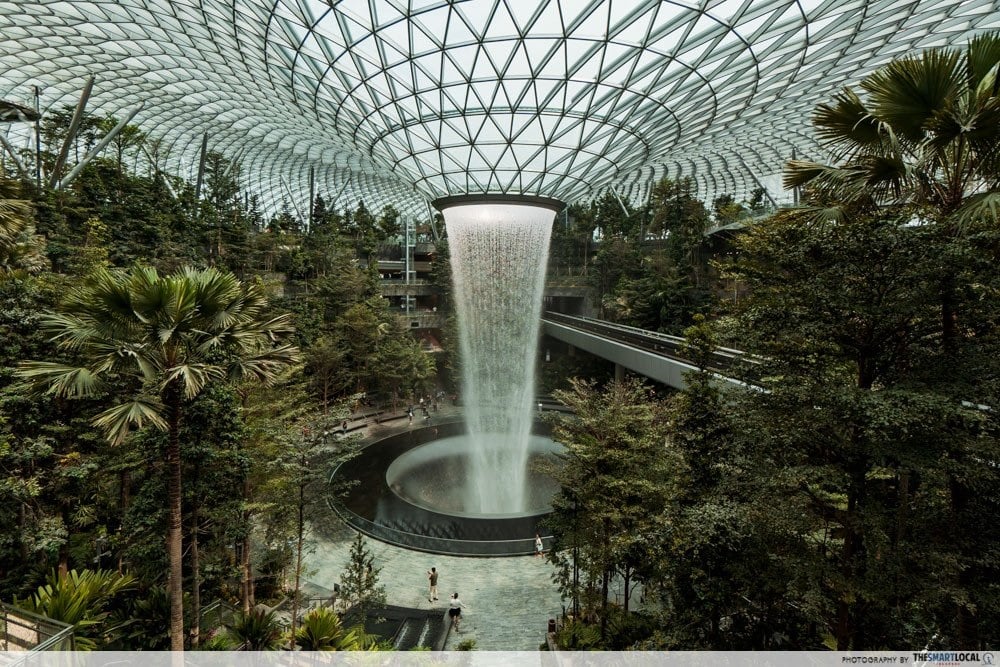 Jewel Changi waterfall