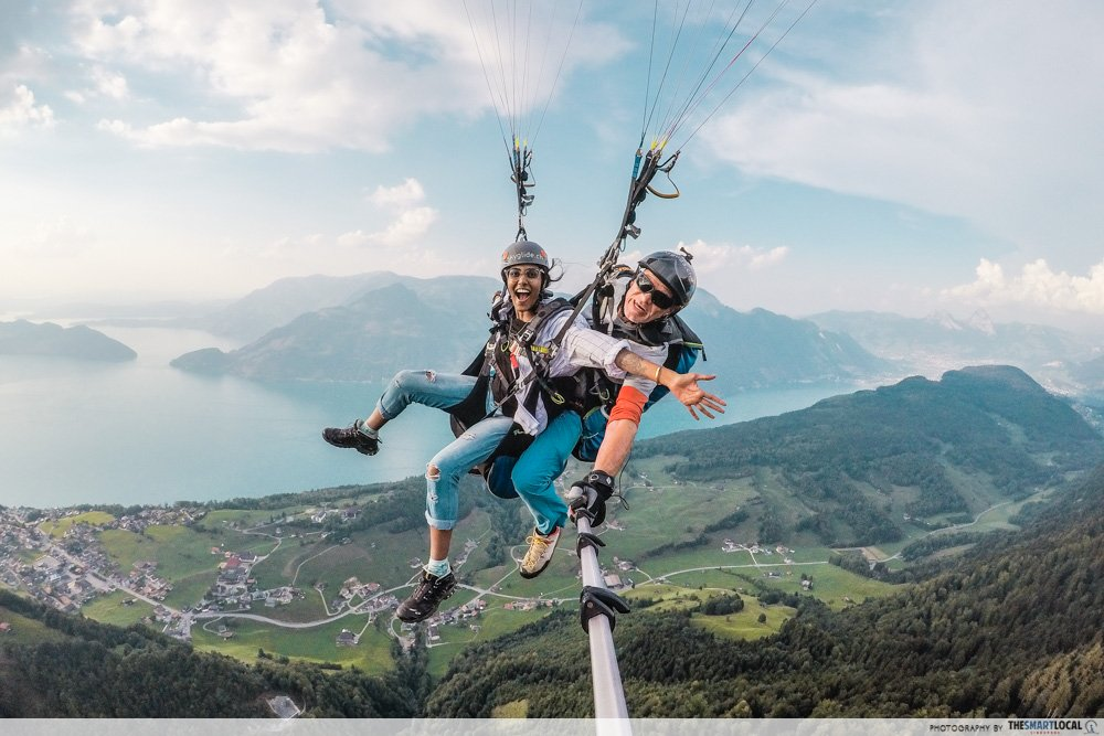 Paragliding In Switzerland
