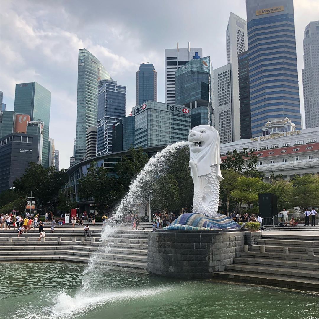 feng shui places in singapore - merlion