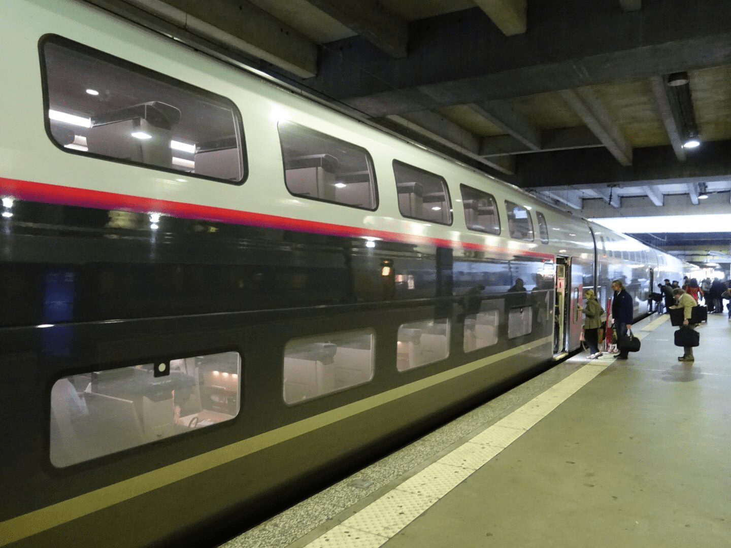 longest train ride - tgv train