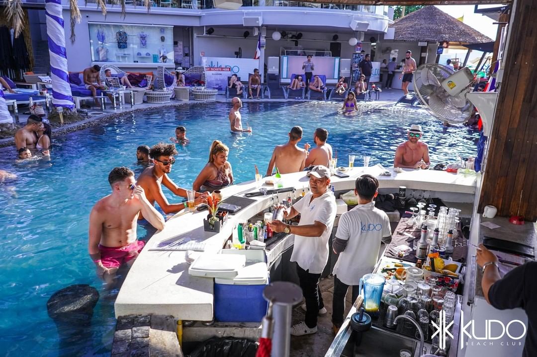 phuket beach club - kudo beach club bar