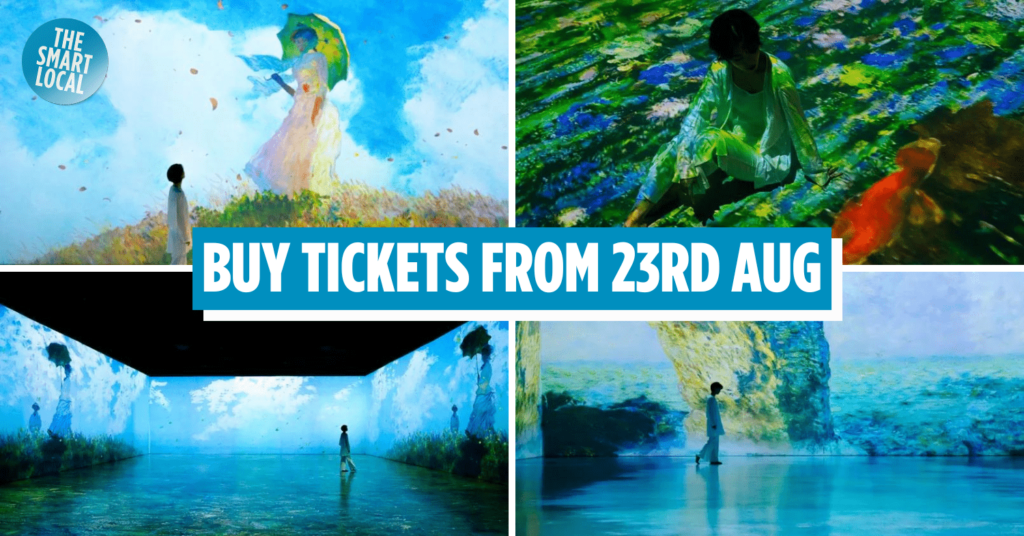 Monet Inside exhibition in Singapore 2024